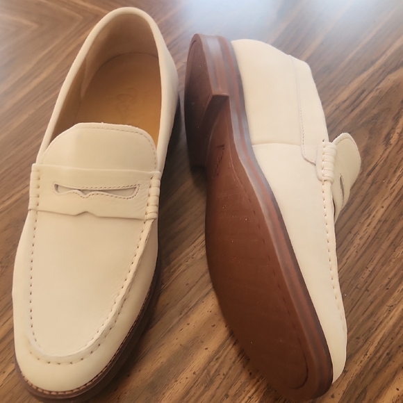 Sperry Men's Off-White Leather Loafers - Picture 5 of 9